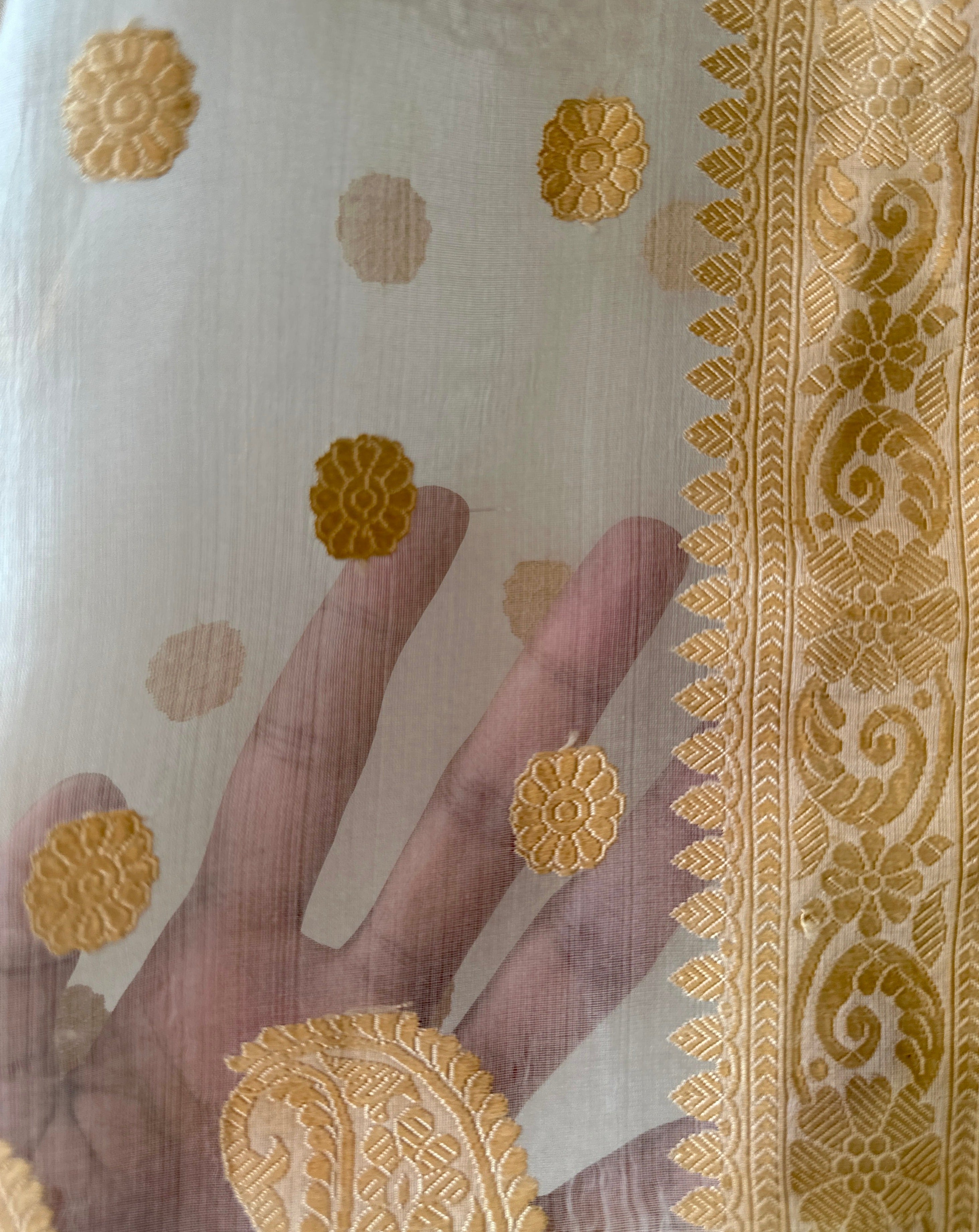 Unique Handcrafted Shirt from Vintage Banarasi Sari - Rameti