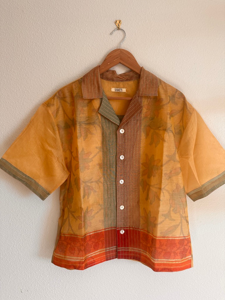 Jamdani short sleeve shirt M/L - Rameti