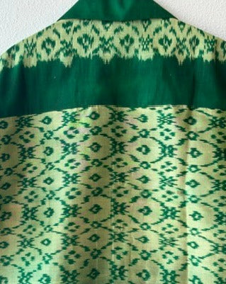 Unique Handcrafted Shirt from Vintage Ikat Saree - Rameti