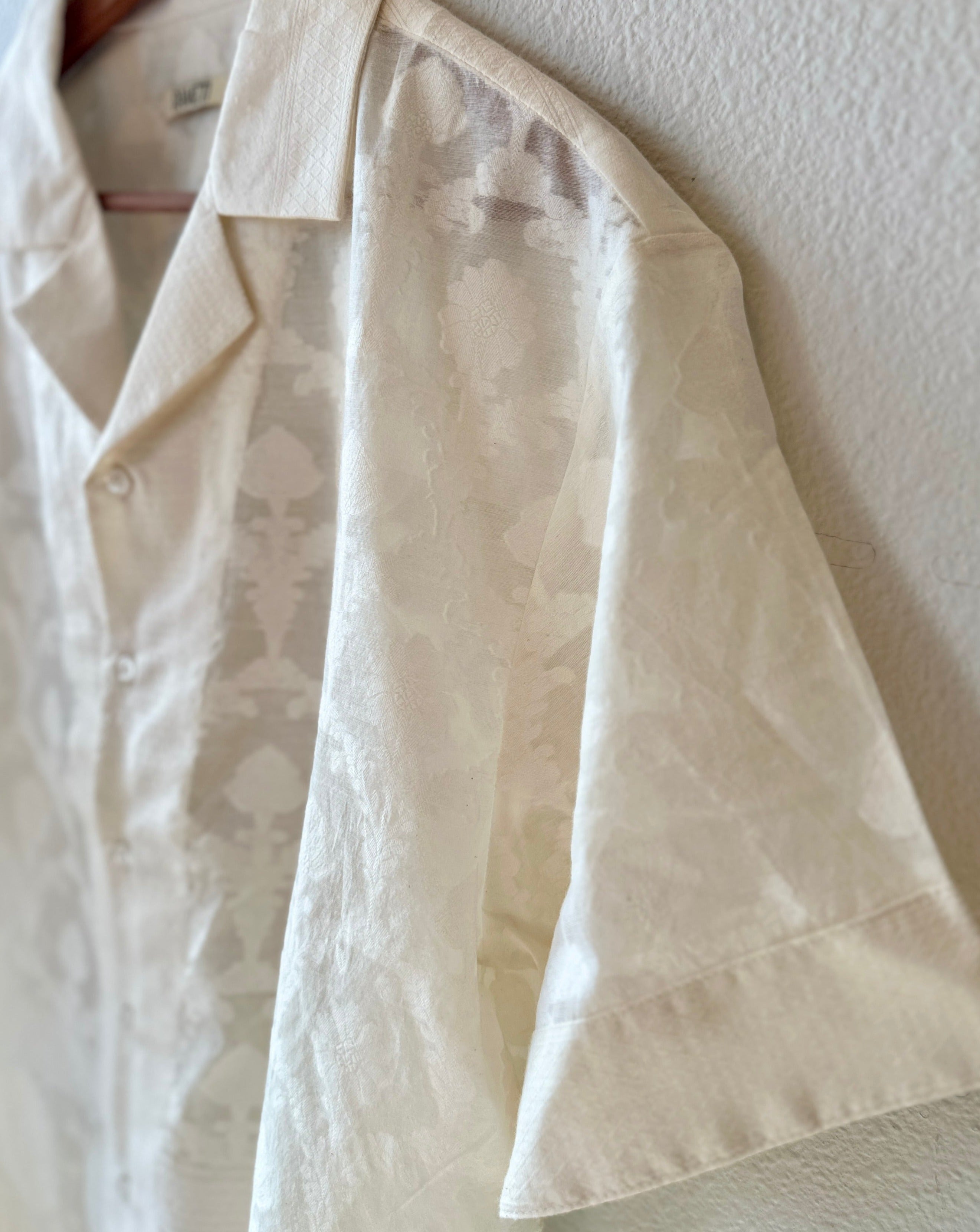 Elegant Handcrafted Shirt from Vintage Brocade Sari - Rameti